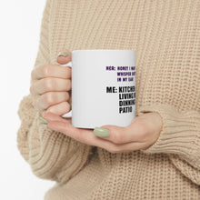 DistinctInk Glossy White Coffee / Tea Mug - Whisper Dirty Things In My Ear Marriage