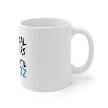 DistinctInk Glossy White Coffee / Tea Mug - Electrical Engineers Do It Until It Hertz