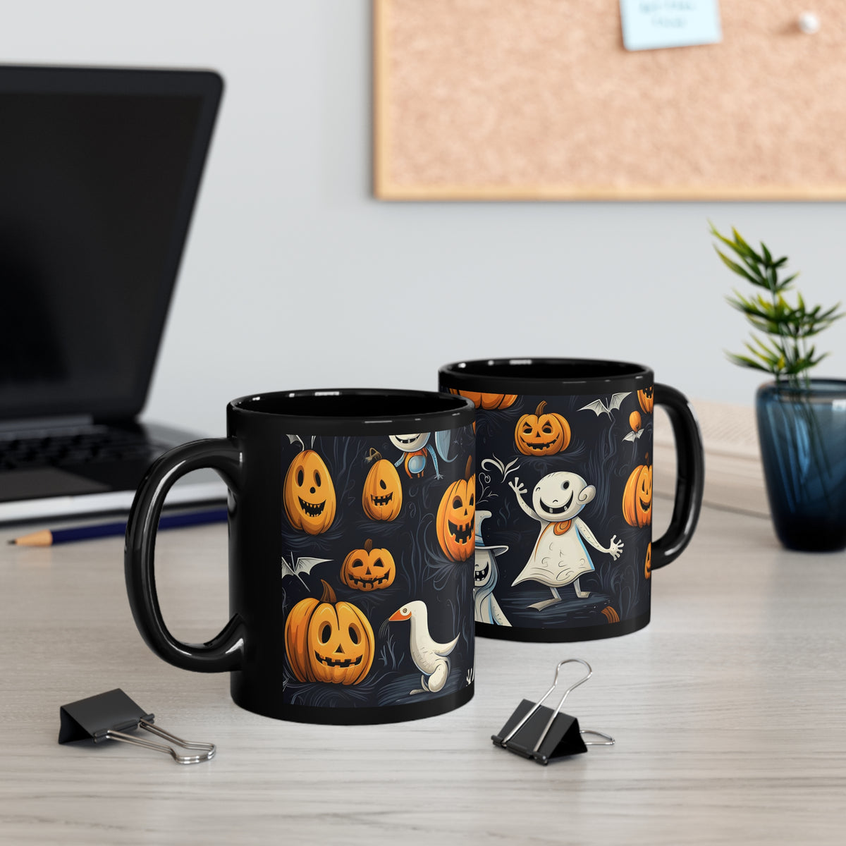 Black Coffee Mug - The Halloween Spell for Halloween, view 5