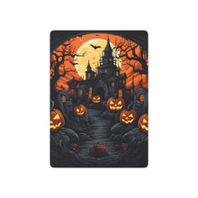 DistinctInk Playing Poker Cards with Darkness Falls on Halloween Design for Halloween