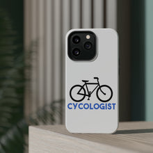 DistinctInk ToughCase for Apple iPhone, Compatible with MagSafe Charging - Cycologist Bicycle Cycling