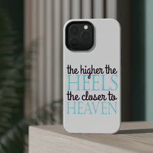 DistinctInk ToughCase for Apple iPhone, Compatible with MagSafe Charging - The Higher the Heels The Closer to Heaven