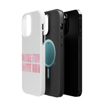 DistinctInk ToughCase for Apple iPhone, Compatible with MagSafe Charging - More Fun More Sun
