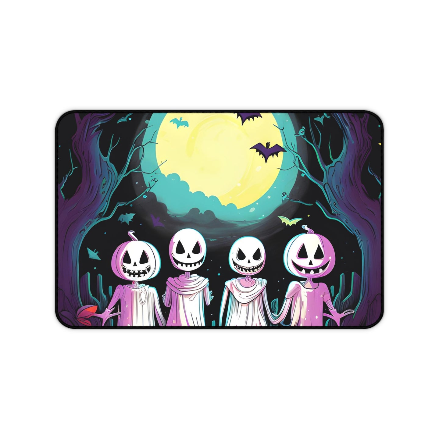 DistinctInk Desk Mat with Exploring the Unknown Design for Halloween  LGBTQ+ Pride