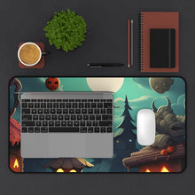 DistinctInk Desk Mat with Trick or Treat Fun Design for Halloween