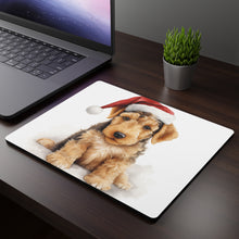 DistinctInk Mouse Pad - 1/4" Foam Rubber - Airedale Terrier Puppy Drawing