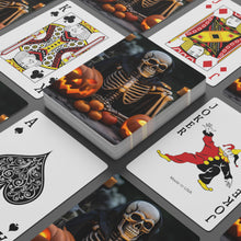 DistinctInk Playing / Poker Cards with Skellington's Spooky Soiree Design for Halloween
