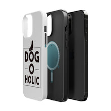 DistinctInk ToughCase for Apple iPhone, Compatible with MagSafe Charging - Dog O Holic - Dogoholic