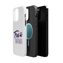 DistinctInk ToughCase for Apple iPhone, Compatible with MagSafe Charging - Fur Mama - Dog Paw