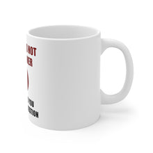 DistinctInk Glossy White Coffee / Tea Mug - Alcohol Not the Answer Forget the Question