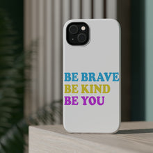DistinctInk ToughCase for Apple iPhone, Compatible with MagSafe Charging - Be Brave Be Kind Be You