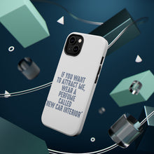 DistinctInk ToughCase for Apple iPhone, Compatible with MagSafe Charging - Wear Perfume Called "New Car Interior"