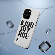 DistinctInk ToughCase for Apple iPhone, Compatible with MagSafe Charging - Kiss My ACE - Poker Blackjack Gambling