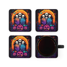 DistinctInk (Set of 4) Corkwood Coasters with The Paths We ChooseDesign for Halloween LGBTQ+ Pride