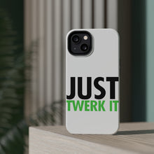 DistinctInk ToughCase for Apple iPhone, Compatible with MagSafe Charging - Just Twerk It