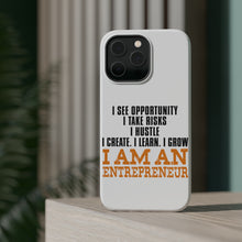 DistinctInk ToughCase for Apple iPhone, Compatible with MagSafe Charging - Entrepreneur Opportunity Risks Hustle