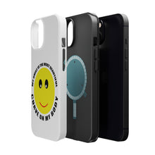 DistinctInk ToughCase for Apple iPhone, Compatible with MagSafe Charging - My Smile Most Beautiful Curve on My Body