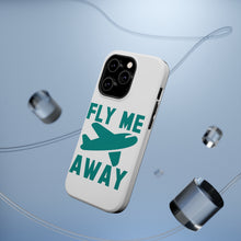 DistinctInk ToughCase for Apple iPhone, Compatible with MagSafe Charging - Fly Me Away - Travel