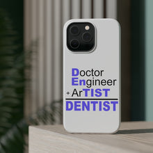 DistinctInk ToughCase for Apple iPhone, Compatible with MagSafe Charging - Doctor Engineer + Artist = Dentist