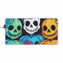 DistinctInk LED Gaming Mouse Pad with Creating Lasting Memories Design for Halloween  LGBTQ+ Pride