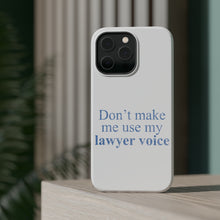 DistinctInk ToughCase for Apple iPhone, Compatible with MagSafe Charging - Don't Make Me Use My Lawyer Voice