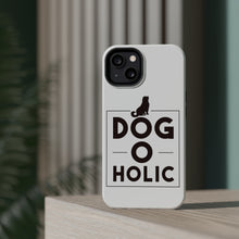 DistinctInk ToughCase for Apple iPhone, Compatible with MagSafe Charging - Dog O Holic - Dogoholic