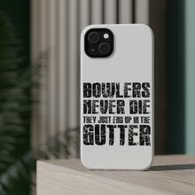 DistinctInk ToughCase for Apple iPhone, Compatible with MagSafe Charging - Bowlers Never Die They End Up In The Gutter