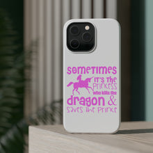 DistinctInk ToughCase for Apple iPhone, Compatible with MagSafe Charging - Sometimes It's the Princess Who Kills the Dragon