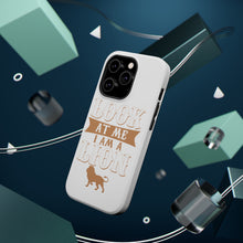 DistinctInk ToughCase for Apple iPhone, Compatible with MagSafe Charging - Look At Me I Am A Lion