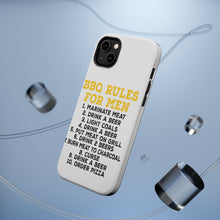 DistinctInk ToughCase for Apple iPhone, Compatible with MagSafe Charging - BBQ Rules for Men