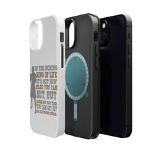 DistinctInk ToughCase for Apple iPhone, Compatible with MagSafe Charging - Boxing Life How Many Times You Keep Moving