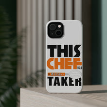 DistinctInk ToughCase for Apple iPhone, Compatible with MagSafe Charging - This Chef is a Whisk Taker