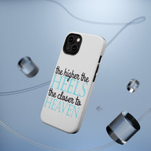 DistinctInk ToughCase for Apple iPhone, Compatible with MagSafe Charging - The Higher the Heels The Closer to Heaven