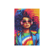 DistinctInk Garden & House Banner Flag with Living a Full Life Design for LGBTQ+ Pride
