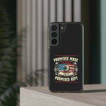 DistinctInk Hybrid (Acrylic/TPU) Clear Slim Fit Case for Apple iPhone | Trump: Promises Made, Promises Kept - Conservative