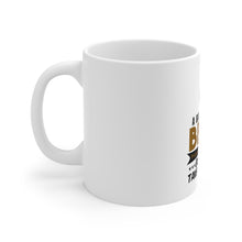 DistinctInk Glossy White Coffee / Tea Mug - A Day Without Beer Why Take the Risk