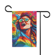 DistinctInk Garden & House Banner Flag with Addictive Adventure Story Design for LGBTQ+ Pride