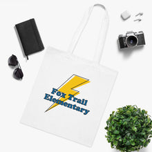 Cotton Tote Bag - Fox Trail Elementary PTSA Logo