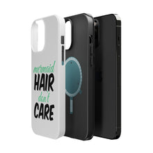 DistinctInk ToughCase for Apple iPhone, Compatible with MagSafe Charging - Mermaid Hair Don't Care