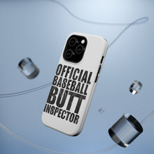DistinctInk ToughCase for Apple iPhone, Compatible with MagSafe Charging - Official Baseball Butt Inspector