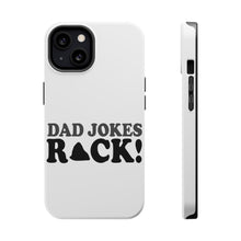 DistinctInk ToughCase for Apple iPhone, Compatible with MagSafe Charging - Dad Jokes Rock