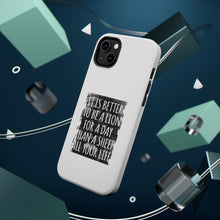 DistinctInk ToughCase for Apple iPhone, Compatible with MagSafe Charging - Better to Be A Lion For a Day Than A Sheep