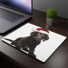 DistinctInk Mouse Pad - 1/4" Foam Rubber - Flat-Coated Retriever Puppy