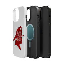 DistinctInk ToughCase for Apple iPhone, Compatible with MagSafe Charging - Feel Safe at Night Sleep with a Firefighter