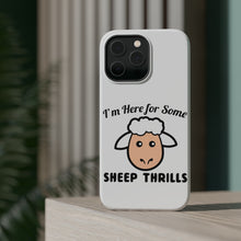 DistinctInk ToughCase for Apple iPhone, Compatible with MagSafe Charging - I'm Here for Some SHEEP Thrills