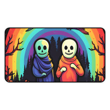 DistinctInk Desk Mat with Living Life to the Fullest Design for Halloween  LGBTQ+ Pride
