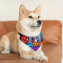 DistinctInk Adjustable Pet Banana Collar with Exploring Inner Knowledge Design for Halloween LGBTQ+ Pride