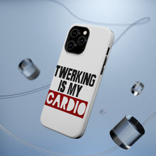 DistinctInk ToughCase for Apple iPhone, Compatible with MagSafe Charging - Twerking is My Cardio