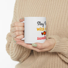DistinctInk Glossy White Coffee / Tea Mug - Slay Them With Your Sweetness