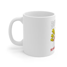 DistinctInk Glossy White Coffee / Tea Mug - Bowling Alley The Poor Man's Country Club
